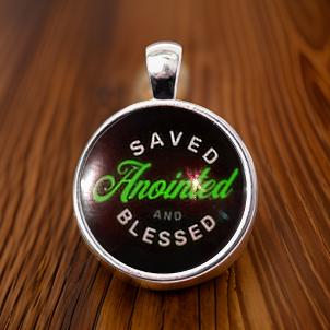 SAVED-GREEN-SMALL PENDANT