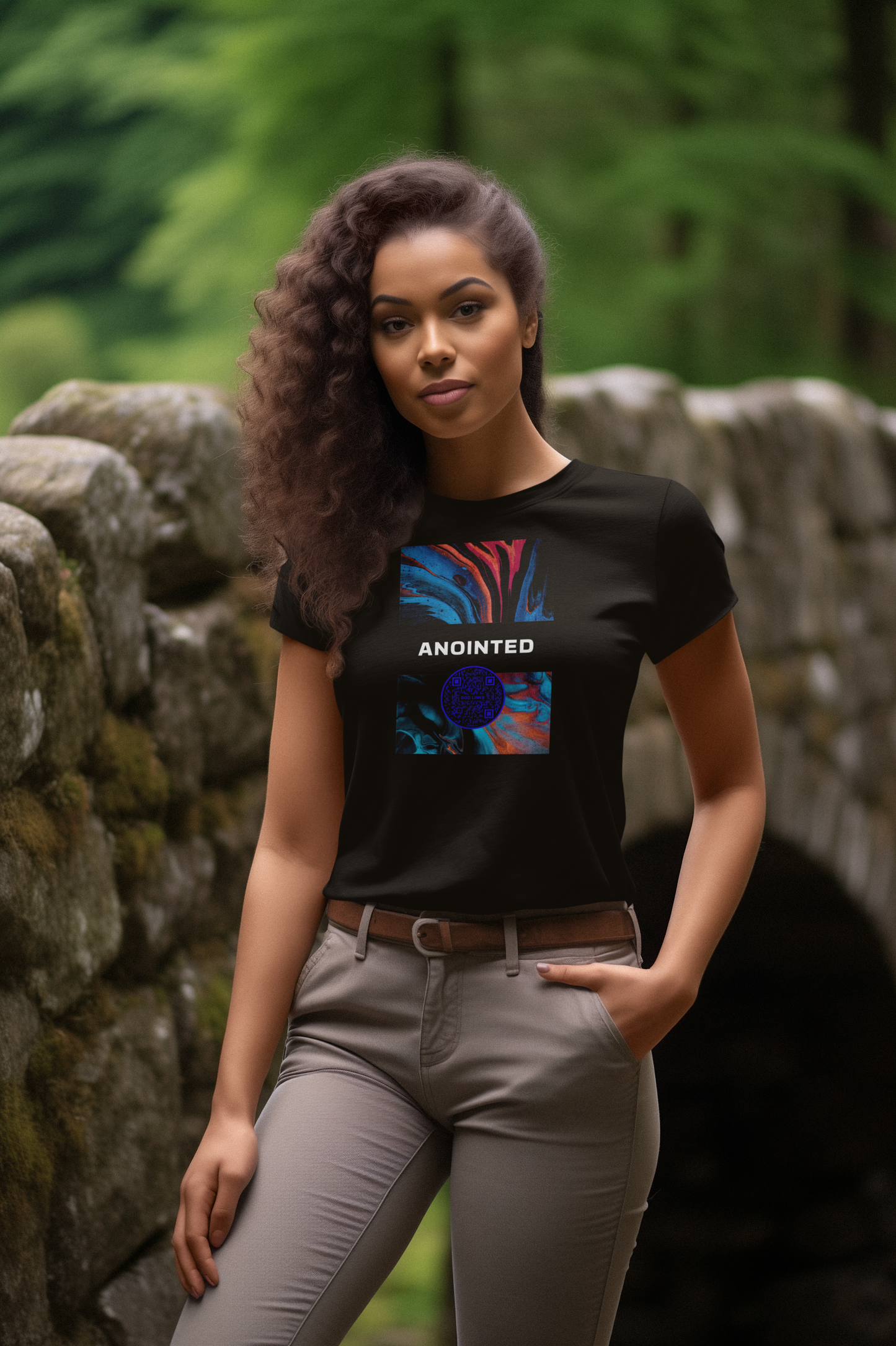 ANOINTED-DARK BLUE-Unisex t-shirt