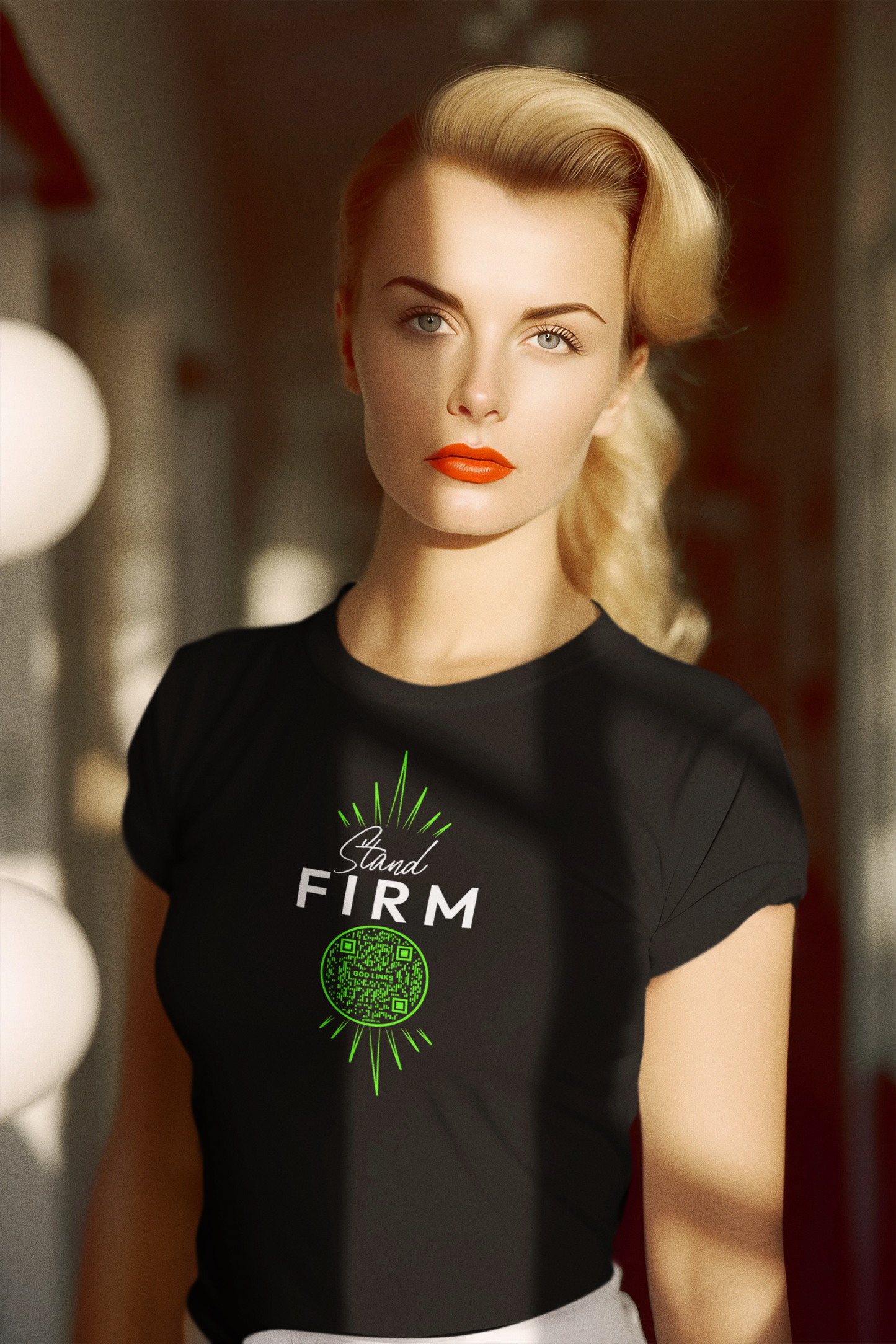 STAND FIRM-GREEN-Unisex t-shirt
