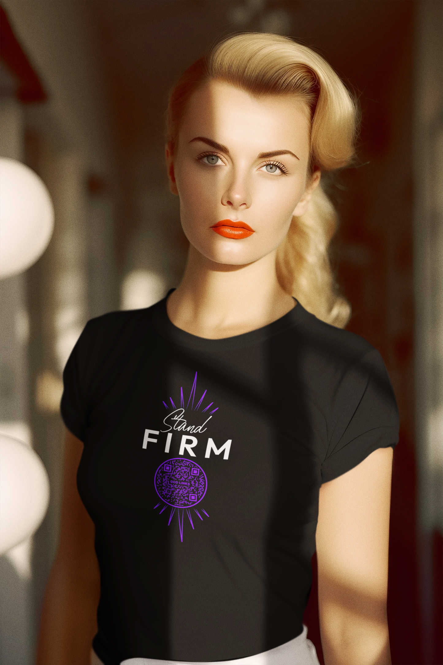 STAND FIRM-PURPLE-Unisex t-shirt