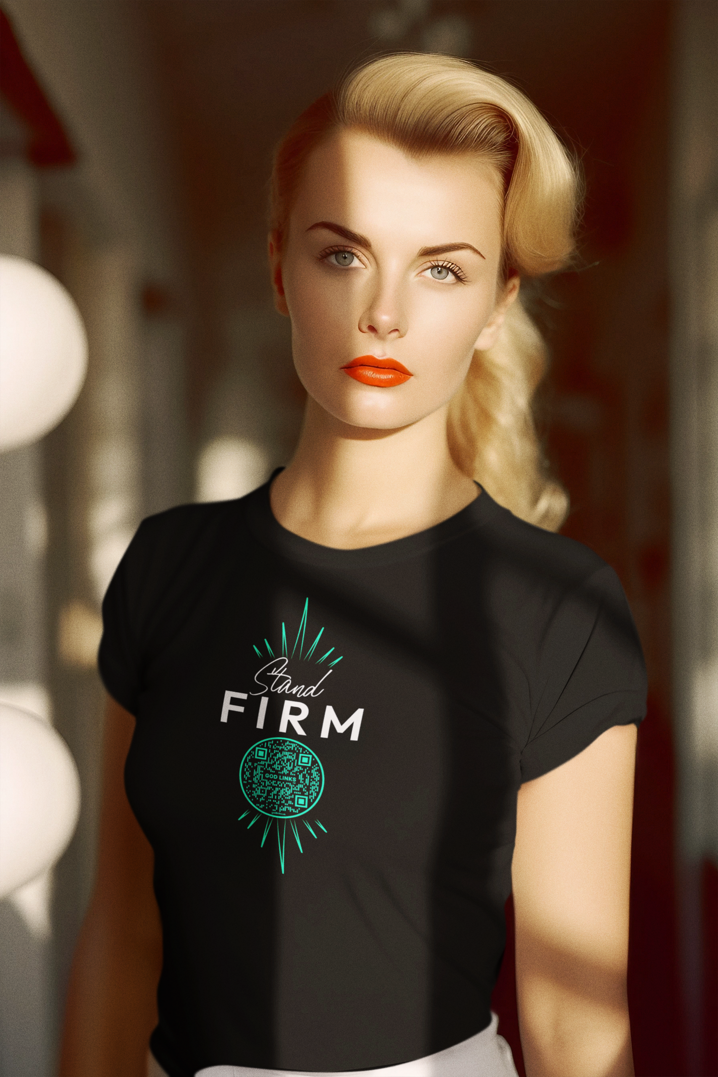 STAND FIRM-TEAL-Unisex t-shirt