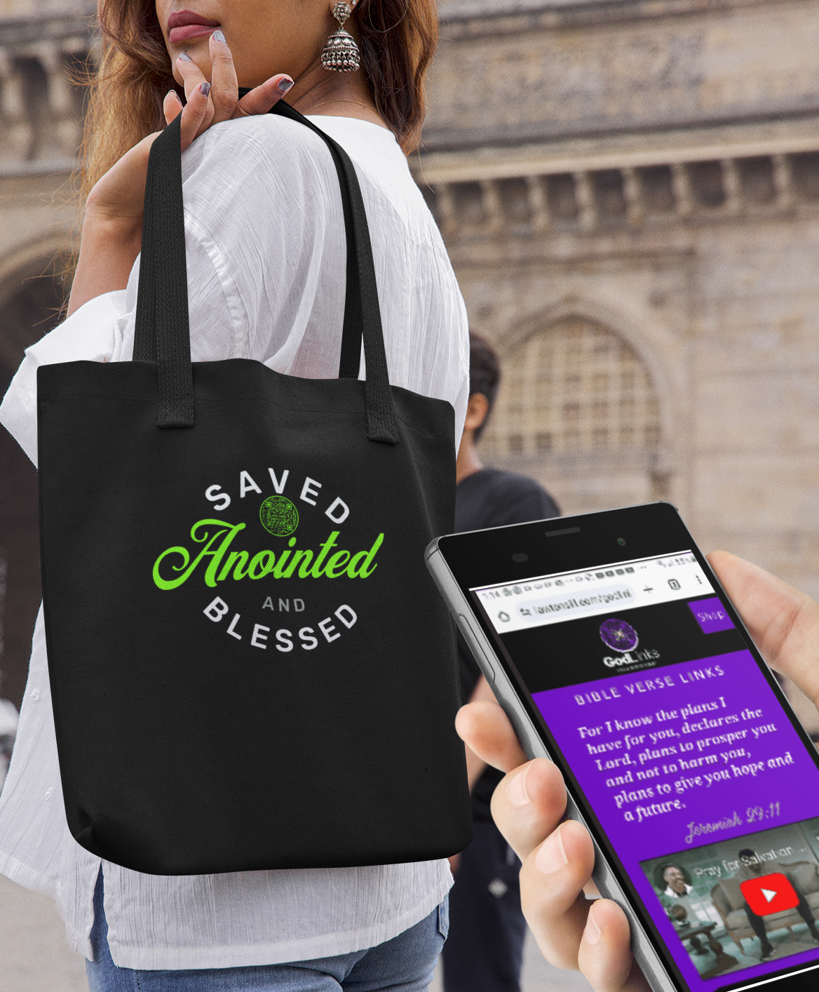 SAVED-GREEN-Eco Tote Bag