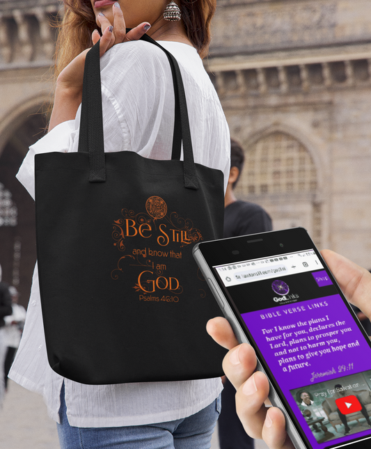 BE STILL-ORANGE-Eco Tote Bag