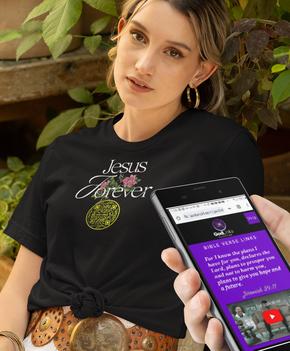 JESUS IS FOREVER-YELLOW-Unisex t-shirt