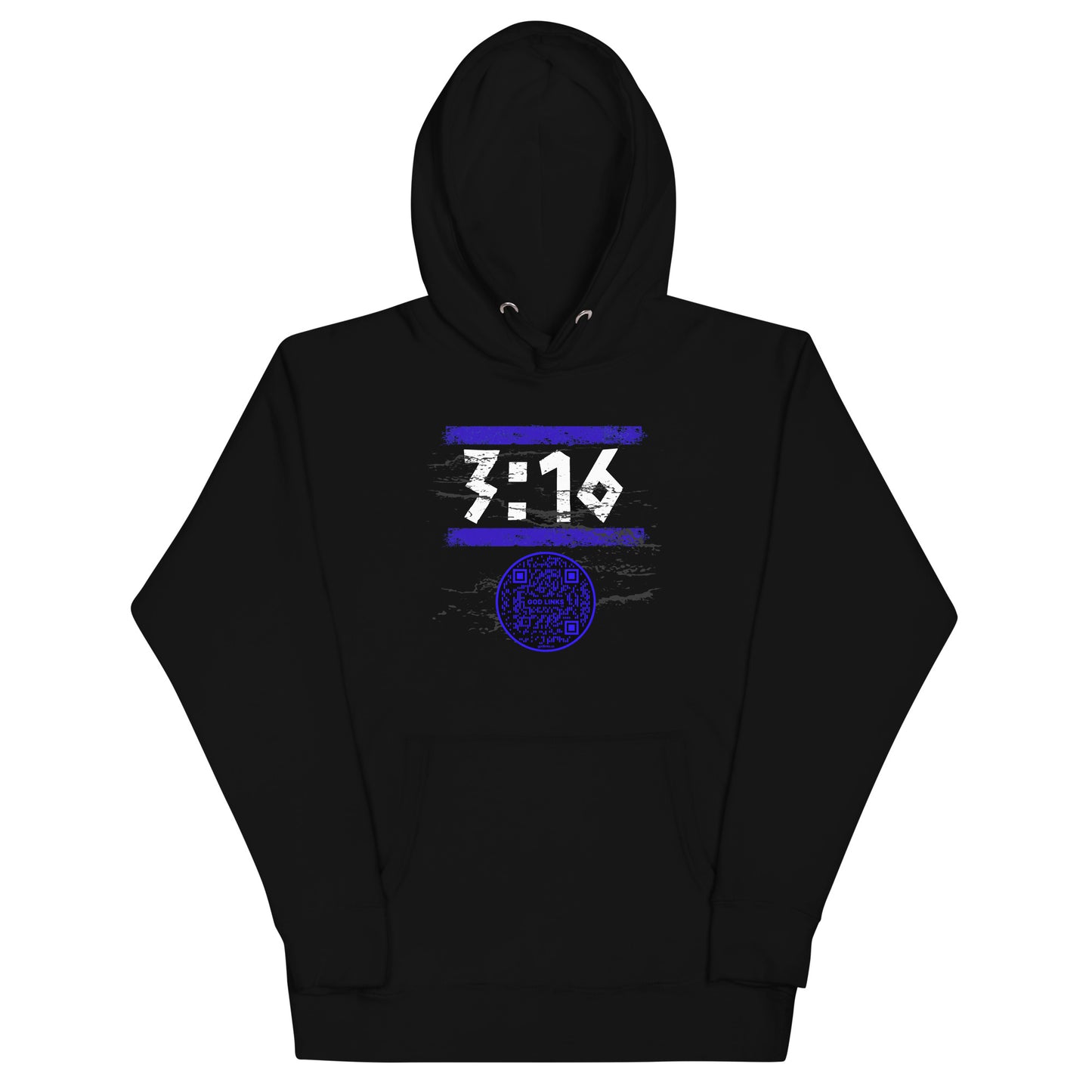 3:16-DARK BLUE-Unisex Hoodie
