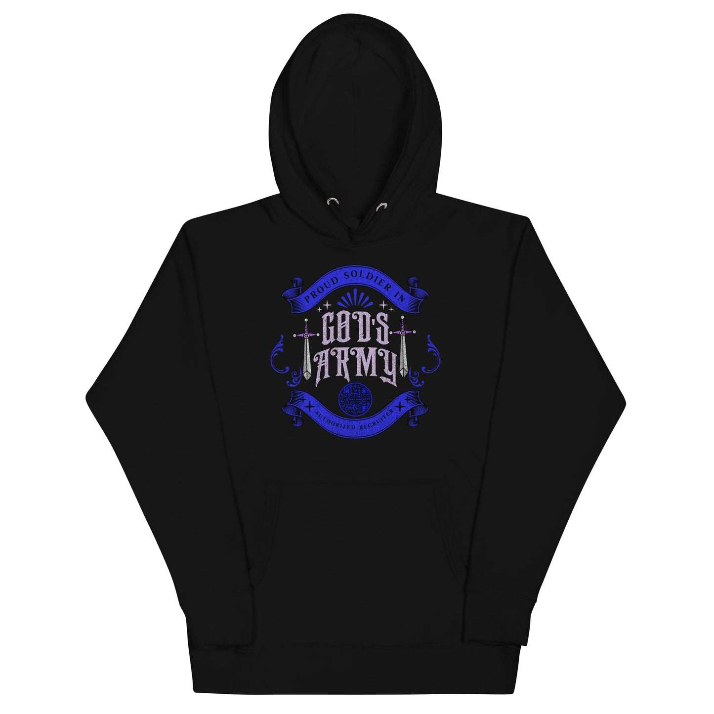 GODS ARMY-DARK BLUE-Unisex Hoodie