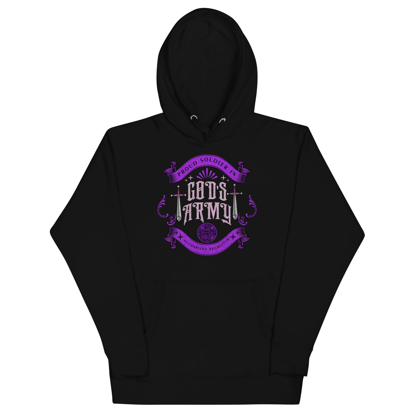 GODS ARMY-PURPLE-Unisex Hoodie