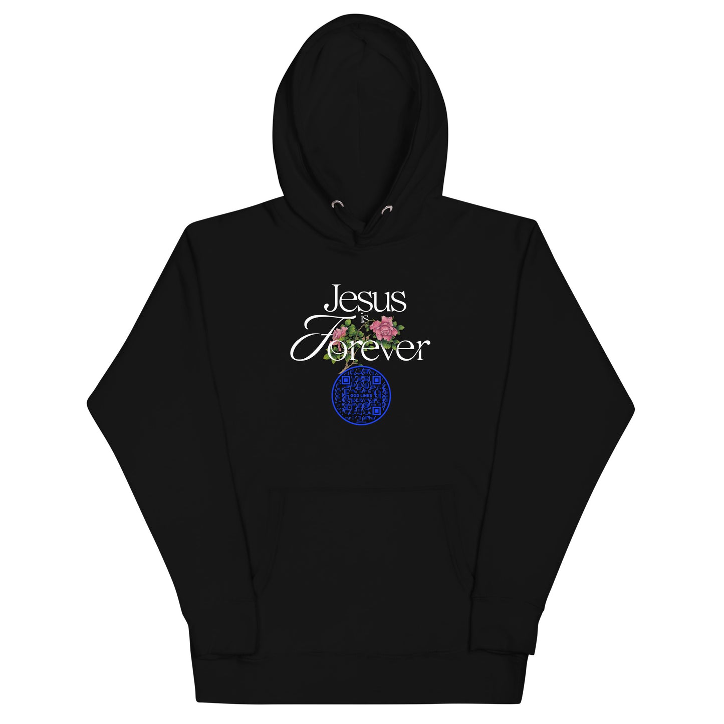JESUS IS FOREVER-DARK BLUE-Unisex Hoodie