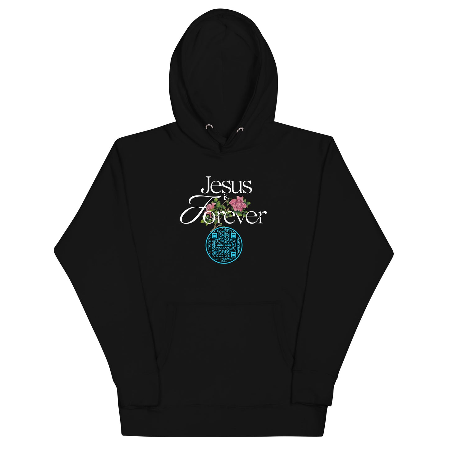 JESUS IS FOREVER-LIGHT BLUE-Unisex Hoodie