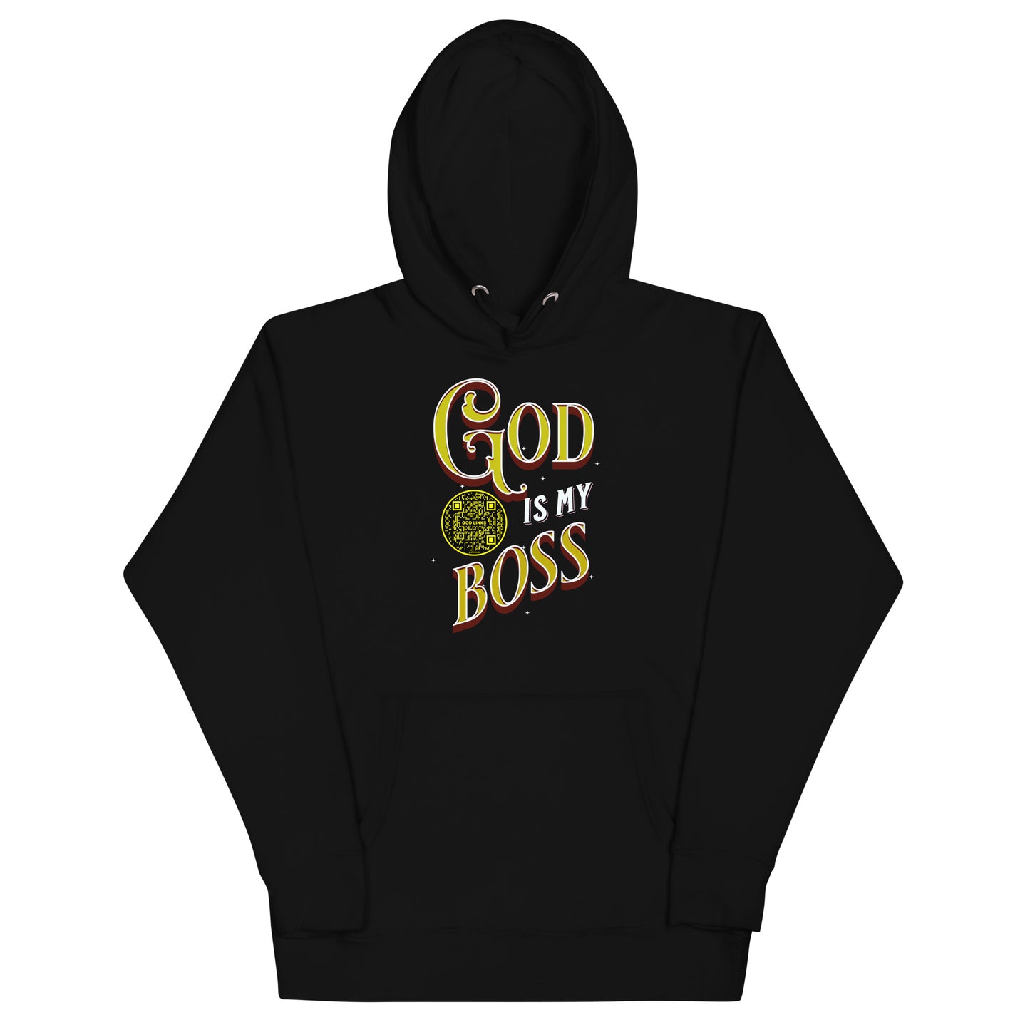 GOD IS MY BOSS-YELLOW-Unisex Hoodie