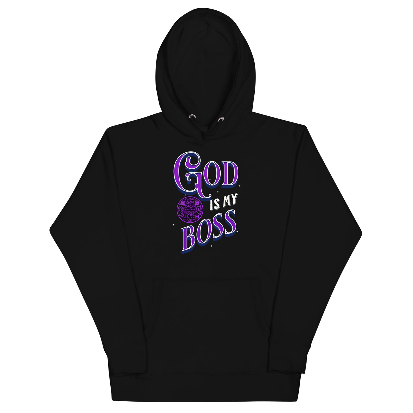 GOD IS MY BOSS-PURPLE-Unisex Hoodie
