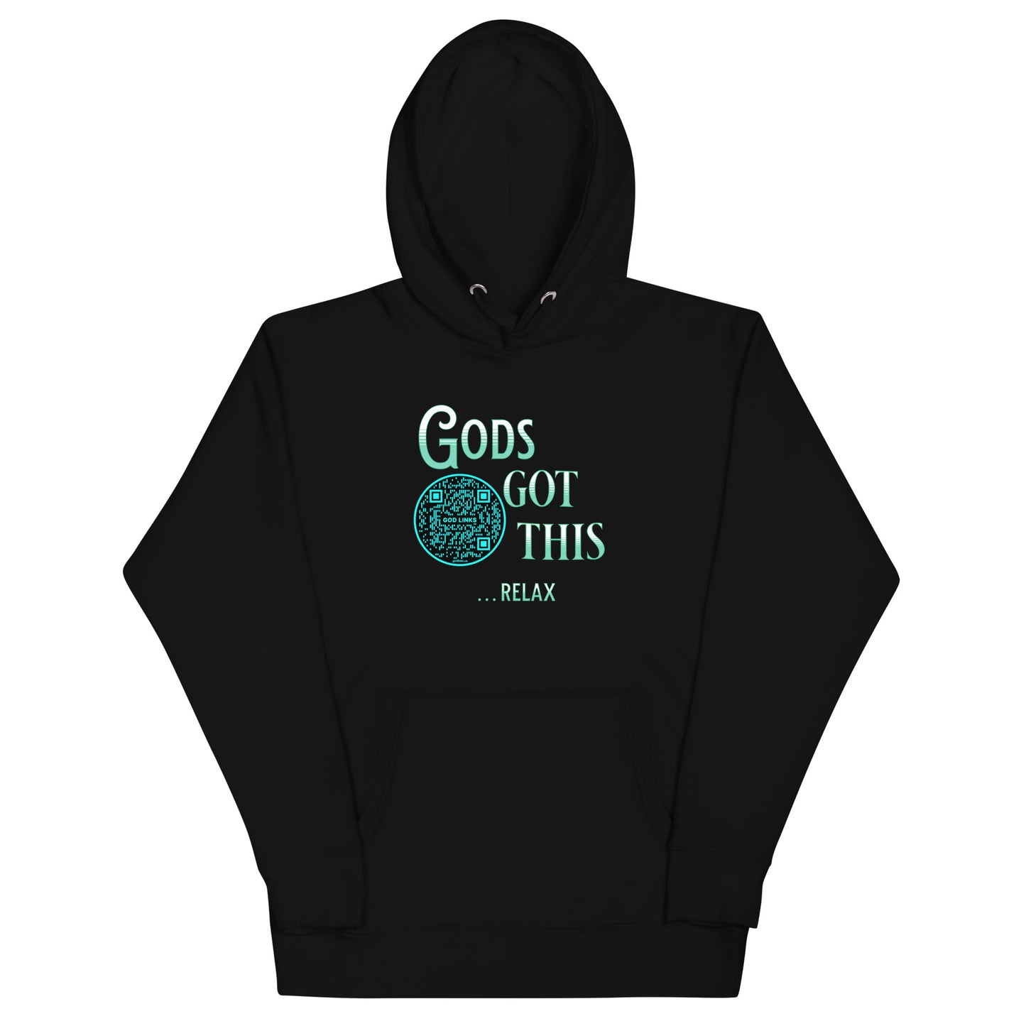 RELAX-TEAL-Unisex Hoodie