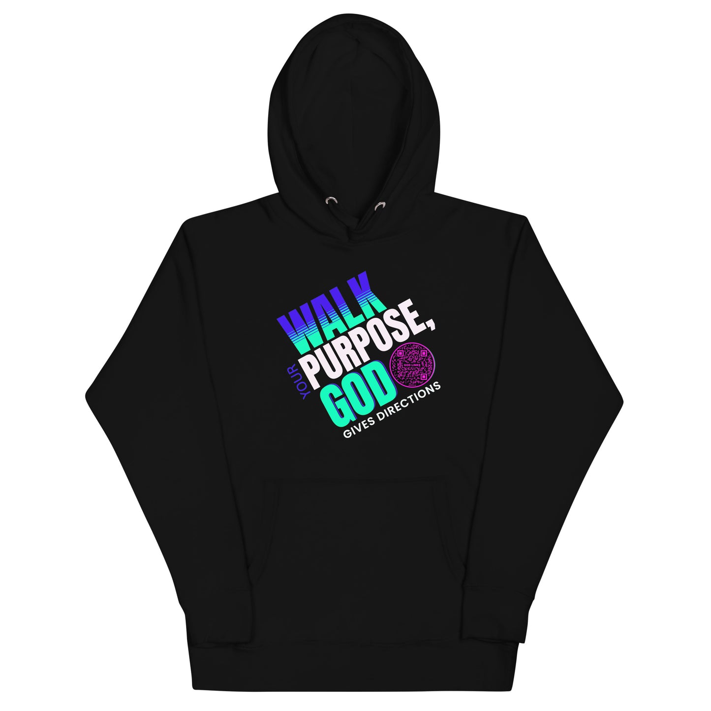 WALK YOUR PURPOSE-PINK-Unisex Hoodie