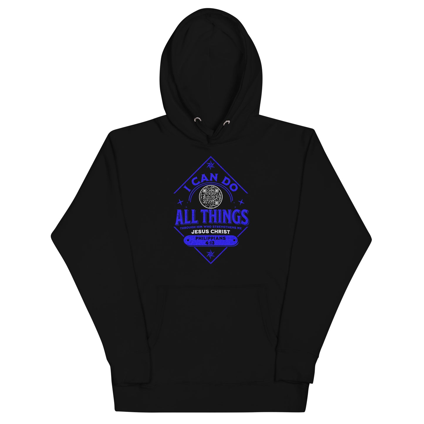 I CAN DO ALL THINGS-DARK BLUE-Unisex Hoodie