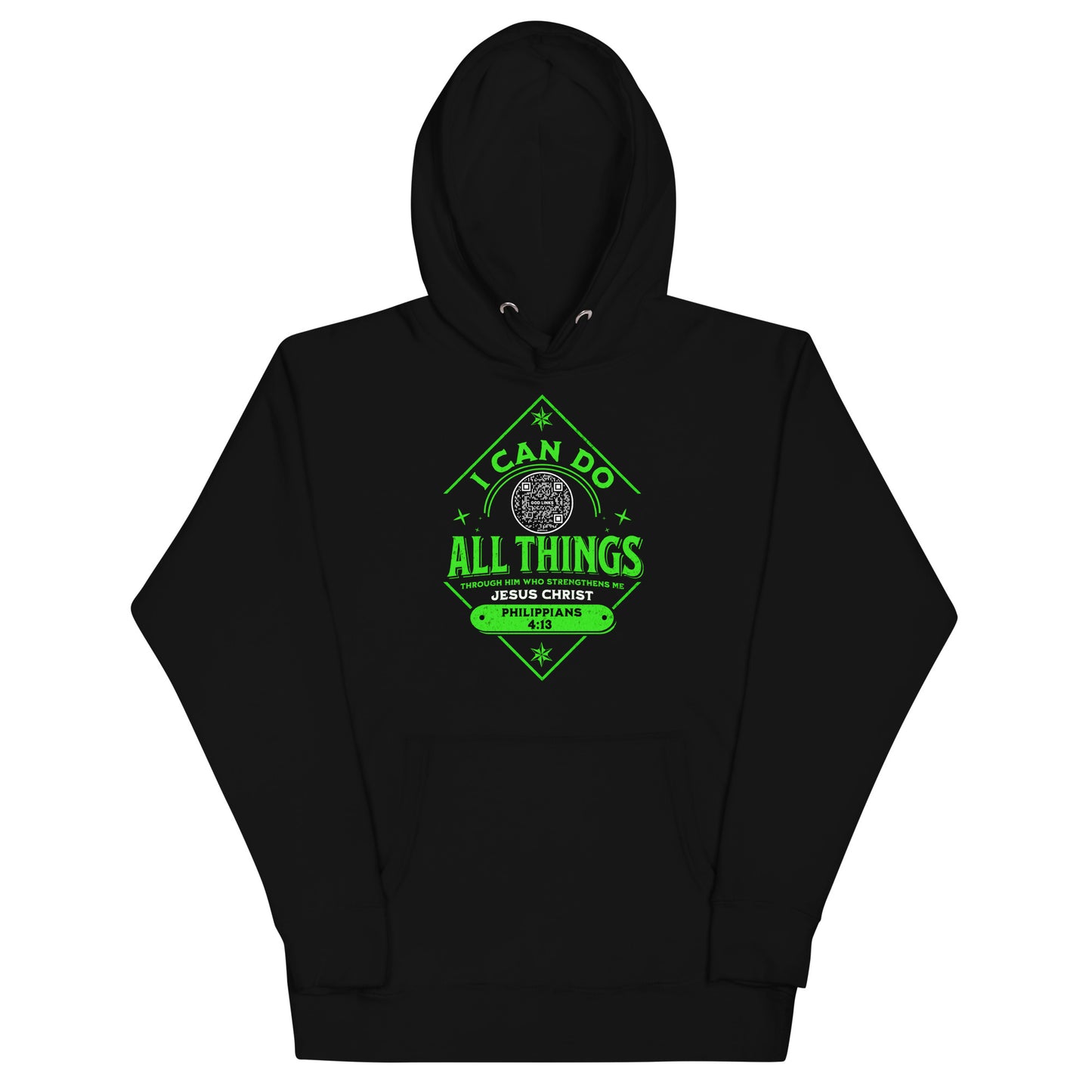I CAN DO ALL THINGS-GREEN-Unisex Hoodie