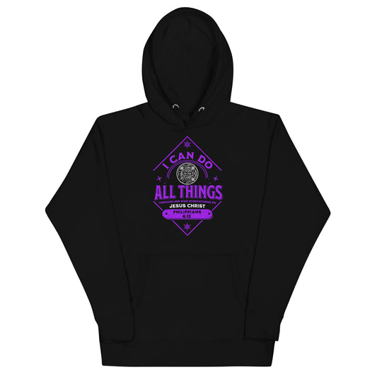I CAN DO ALL THINGS-PURPLE-Unisex Hoodie