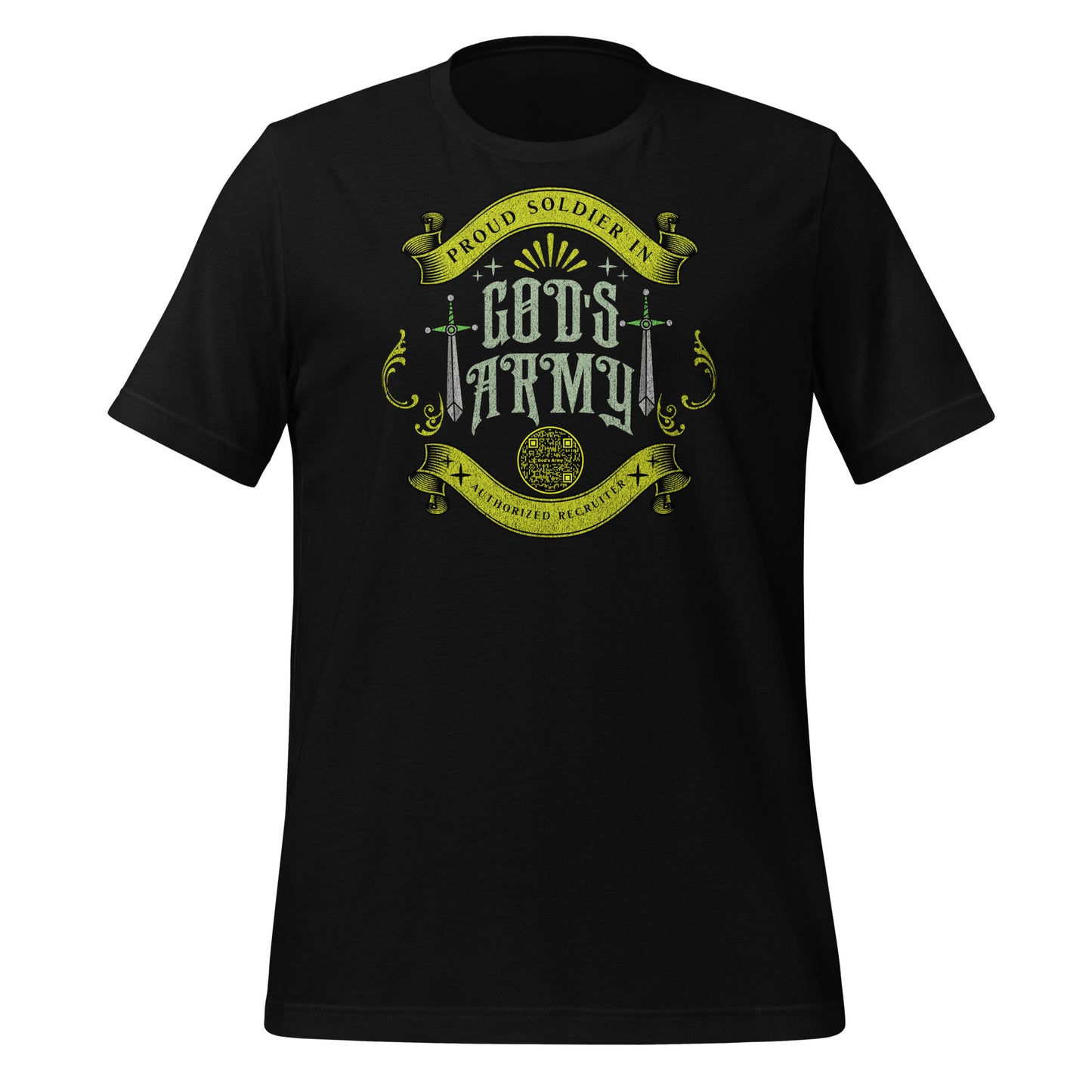 GODS ARMY-YELLOW-Unisex t-shirt