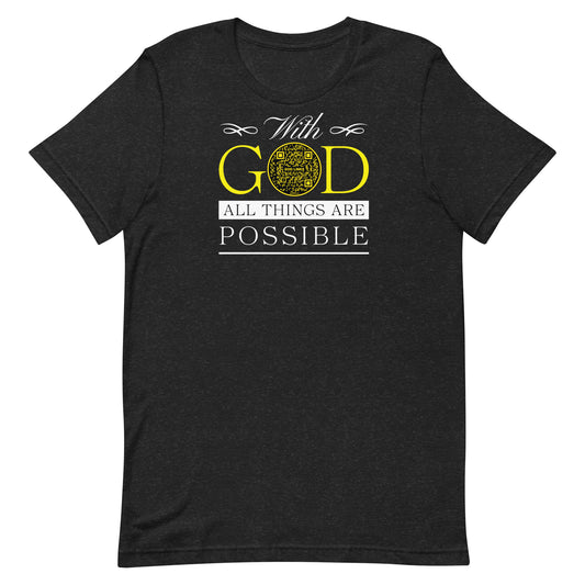 ALL THINGS ARE POSSIBLE-YELLOW-Unisex t-shirt