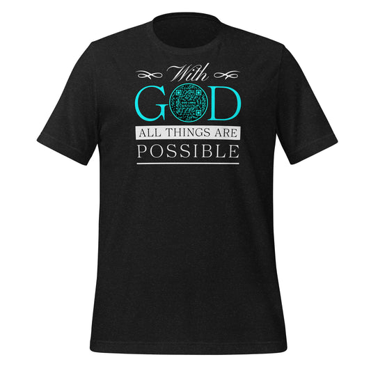 ALL THINGS ARE POSSIBLE-LIGHT BLUE-Unisex t-shirt