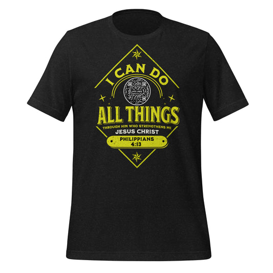 I CAN DO ALL THINGS-YELLOW-Unisex t-shirt