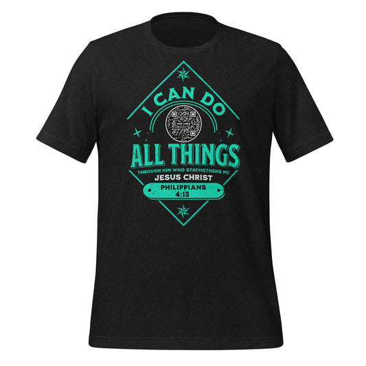 I CAN DO ALL THINGS-TEAL-Unisex t-shirt