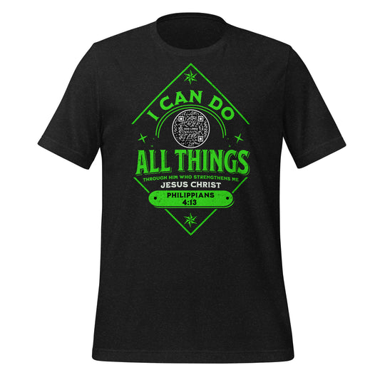 I CAN DO ALL THINGS-GREEN-Unisex t-shirt