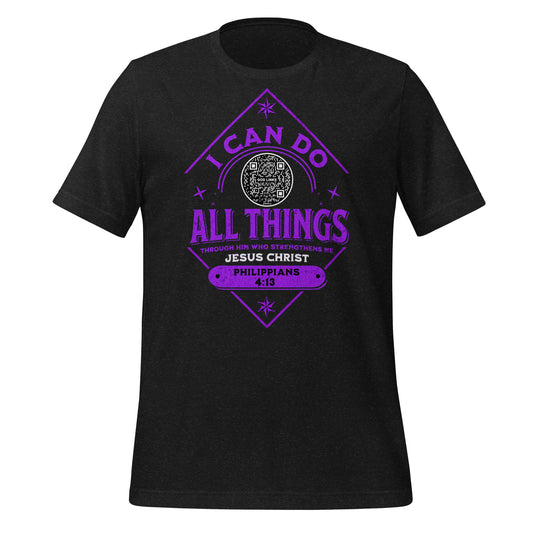 I CAN DO ALL THINGS-PURPLE-Unisex t-shirt