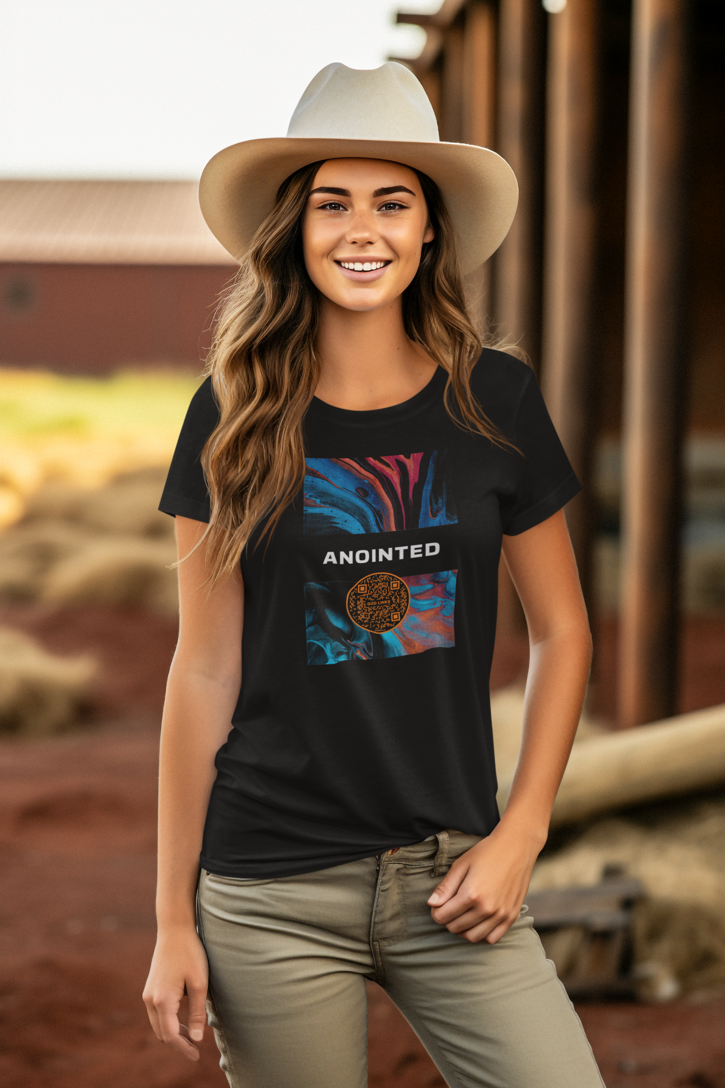ANOINTED-ORANGE-Unisex t-shirt